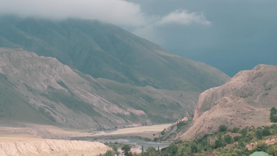 Bergstraße in Dagestan
