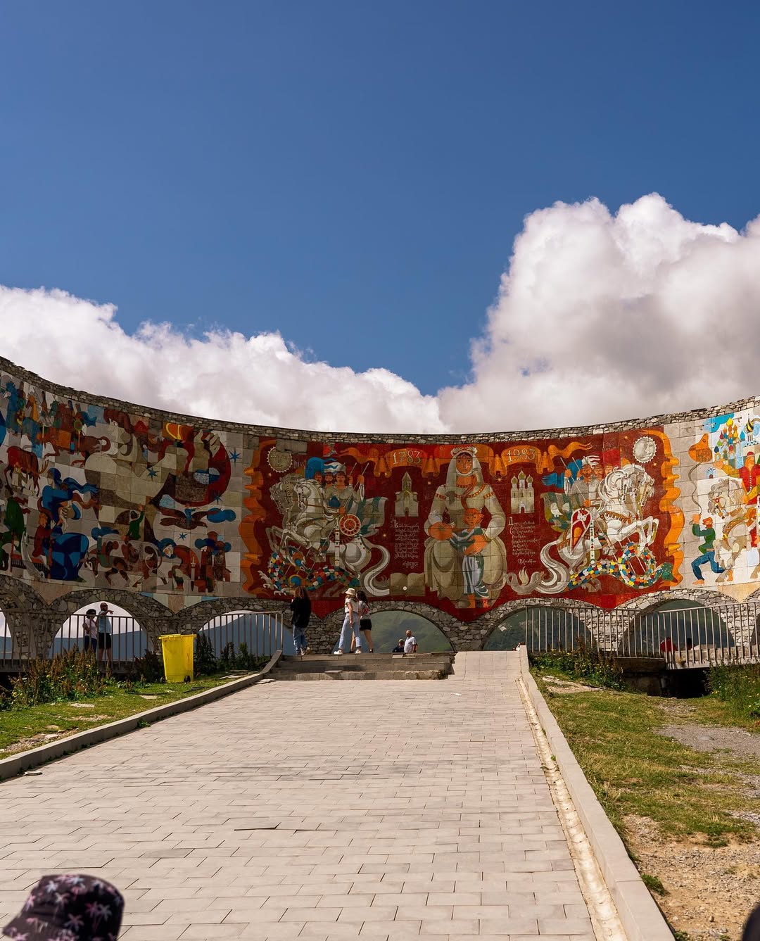 Panoramablick vom Berg